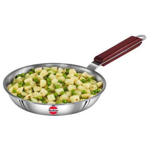Hawkins Tri-Ply SS Frying Pan Without Lid – 22Cm