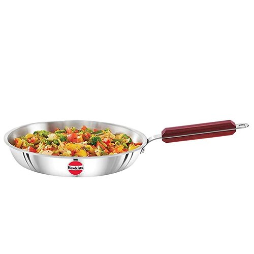 Hawkins Tri-Ply SS Frying Pan Without Lid – 26Cm