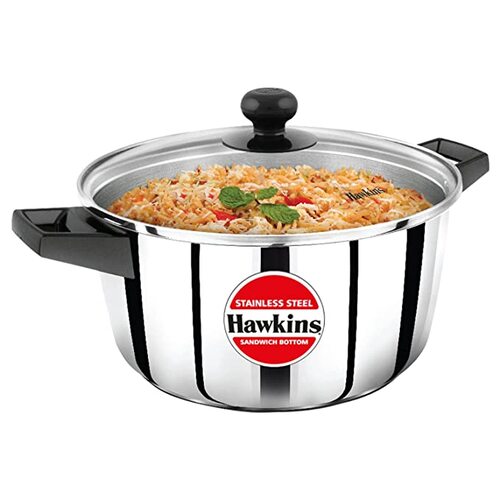 HA IC CNS Casserole With Glass Lid – 4 Ltr